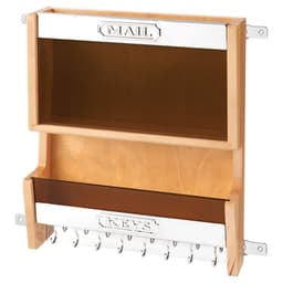 13-1/2" Mail Organizer for 18" Wall Cabinet, Natural Maple