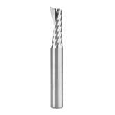 3/8" x 3" x 1-1/8" Up-Cut 'O' Plastic Cutting CNC Spiral Router Bit, 1-Flute, 3/8" Shank