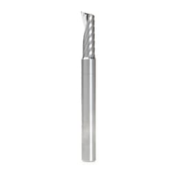 1/4" x 2-1/2" x 3/4" Up-Cut 'O' Plastic Cutting CNC Spiral Router Bit, 1-Flute, 1/4" Shank