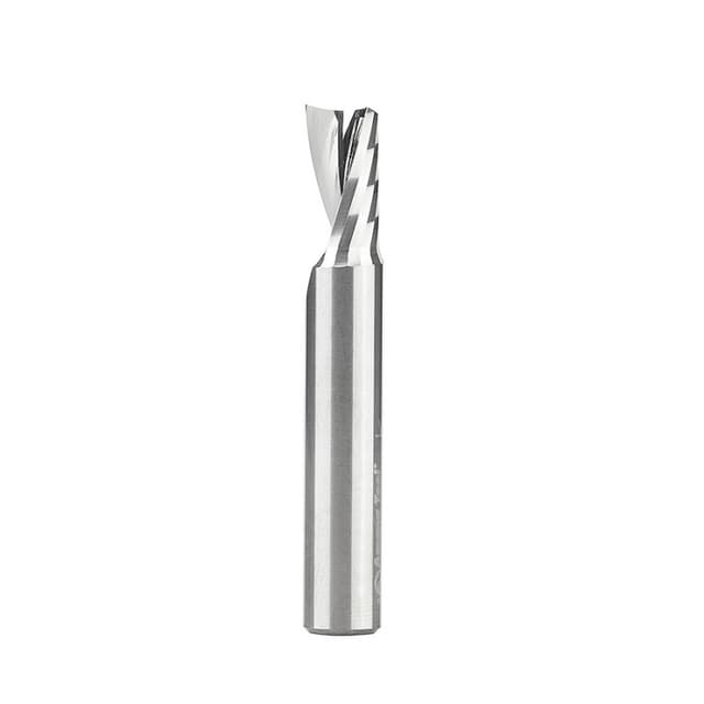3/8" x 2-1/2" Up-Cut 'O' Plastic Cutting CNC Spiral Router Bit, 1-Flute, 3/8" Shank