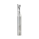 3/8" x 3" x 1-1/8" Down-Cut 'O' Plastic Cutting CNC Spiral Router Bit, 1-Flute, 3/8" Shank