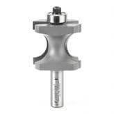 1-13/16" Dia x 1-9/32" Carbide Tipped Bull Nose Bit, 1/2" Radius, 1/2" Shank