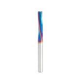 1/4" Dia x 7/8" Solid Carbide Spektra Extreme Tool Life Coated Spiral Finisher, 1/4" Shank Down-Cut Router Bit