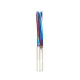 3/8" Dia x 1-1/8" Solid Carbide Spektra Extreme Tool Life Coated Spiral Finisher, 3/8" Shank Down-Cut Router Bit