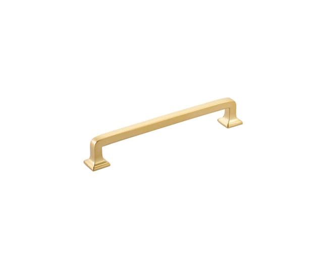 6" Menlo Park Cabinet Pull, Signature Satin Brass