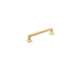 4" Menlo Park Cabinet Pull, Signature Satin Brass