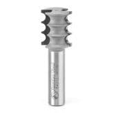 7/8" Dia x 1" Carbide Tipped Triple Bead Molding 1/8" Radius, 1/2" Shank