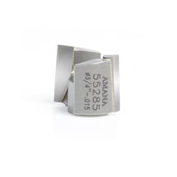 3/4" - 0.015 Dia x 9/16" Carbide Tipped Mortising Bit, Screw Down Shear Cutter, 1/4" - 28 Thread