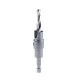 1/2" Dia x 1/4" Carbide Tipped Counterbore Quick Release Hex Shank