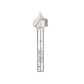 12mm Dia x 13mm Carbide Tipped Point Cutting Roundover 6mm Radius Router Bit, 6mm Shank