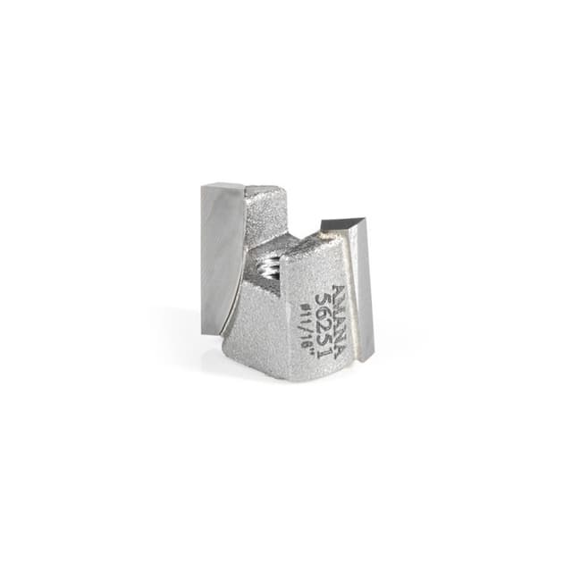 11/16" Dia x 9/16" Carbide Tipped Mortising Bit, Screw Down Shear Cutter, 1/4" - 28 Thread
