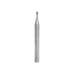 3mm Dia x 8mm Metric Solid Carbide CNC Spiral 'O' Single Flute, Plastic Cutting, 6mm Shank, 64mm Long Up-Cut Router Bit