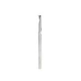 4mm Dia x 20mm Metric Solid Carbide CNC Spiral 'O' Single Flute, Plastic Cutting, 4mm Shank, 64mm Long Up-Cut Router Bit