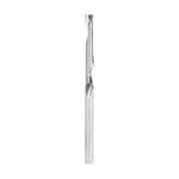 4mm Dia x 30mm Metric Solid Carbide CNC Spiral 'O' Single Flute, Plastic Cutting, 4mm Shank, 64mm Long Up-Cut Router Bit