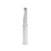 10mm Dia x 35mm Metric Solid Carbide CNC Spiral 'O' Single Flute, Plastic Cutting, 10mm Shank, 76mm Long Up-Cut Router Bits