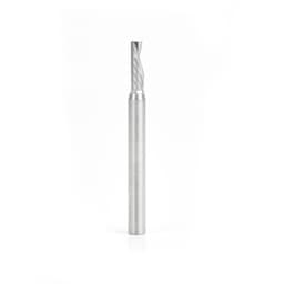 5mm Dia x 16mm Metric Solid Carbide CNC Spiral 'O' Single Flute, Plastic Cutting, 6mm Shank, 64mm Long Down-Cut Router Bit