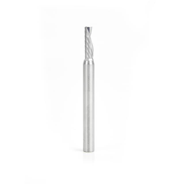 5mm Dia x 16mm Metric Solid Carbide CNC Spiral 'O' Single Flute, Plastic Cutting, 6mm Shank, 64mm Long Down-Cut Router Bit