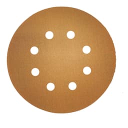 5" Hook & Loop 120 Grit L58108 8 Holes Sanding Disc, Heat Treated Aluminum Oxide on Paper (50/Box)