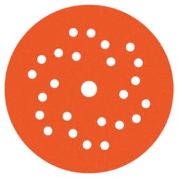 6" DynaCut Extreme Hook and Loop 80 Grit 25 Holes Vacuum Sanding Disc, Aluminum Oxide on Film (50/Pack)