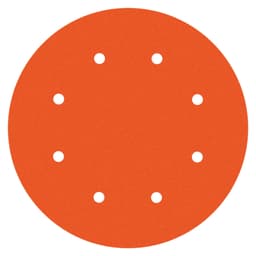 8" Hook and Loop 150 Grit 8 Holes Vacuum Sanding Disc, Aluminum Oxide on Film (25/Pack)