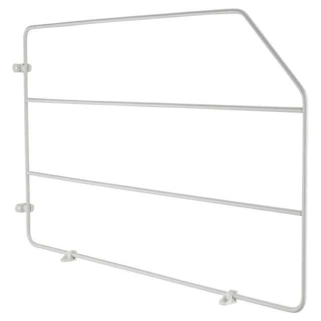 597 3/4" Tray Divider, 1 Divider with Clips, White Bulk (10/Pack)