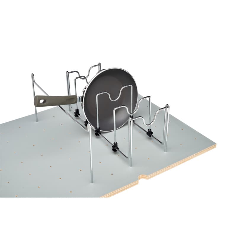 7-3/4" Pot/Pan Organizer, Chrome