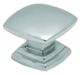 1-1/2" Euro-Contemporary Cabinet Knob, Chrome