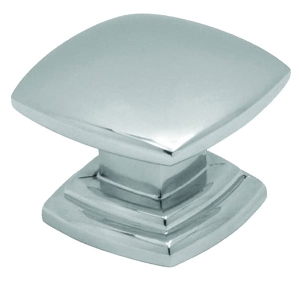 1-1/2" Euro-Contemporary Cabinet Knob, Chrome