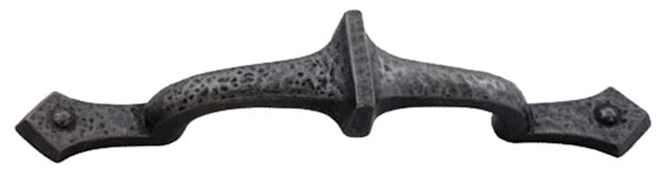 3" Mountain Lodge Cabinet Pull, Black Iron