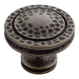 1-3/8" Mountain Lodge Round Cabinet Knob, Windover Antique