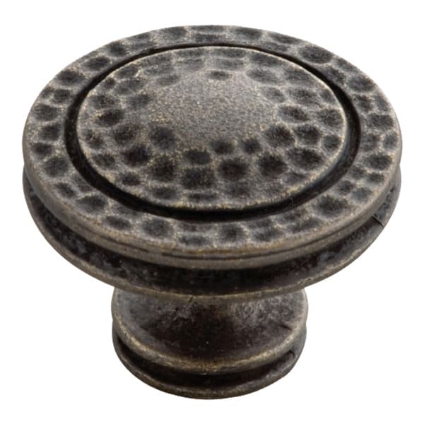 1-3/8" Mountain Lodge Round Cabinet Knob, Windover Antique