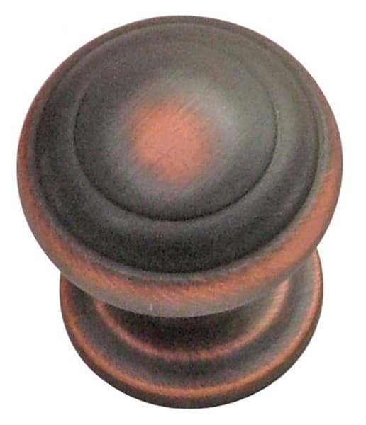 1" Zephyr Cabinet Knob, Oil-Rubbed Bronze