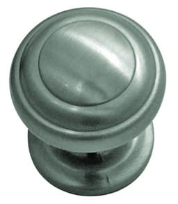 1" Zephyr Cabinet Knob, Satin Nickel