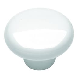 1-1/4" Tranquility Cabinet Knob, White