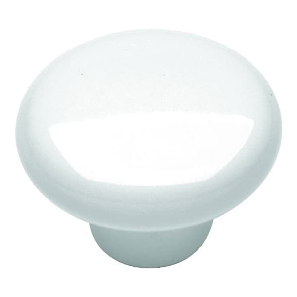 1-1/4" Tranquility Cabinet Knob, White
