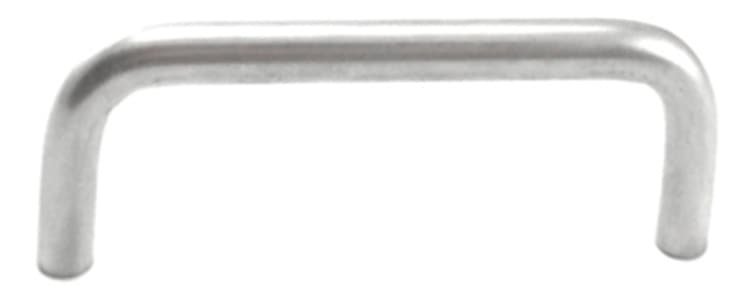 MC 4" Wire Pull, Satin Clear Anodized