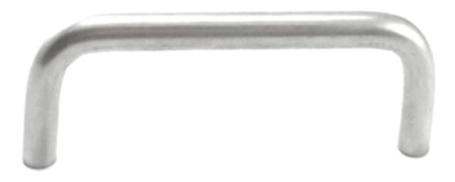 MC 4" Wire Pull, Satin Clear Anodized