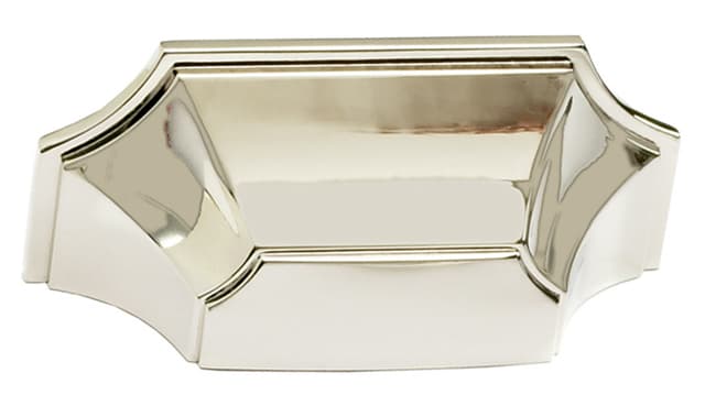 3" Empire Cup Pull, Polished Nickel