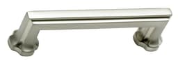 4" Empire Cabinet Pull, Satin Nickel