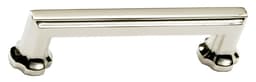 4" Empire Cabinet Pull, Polished Nickel