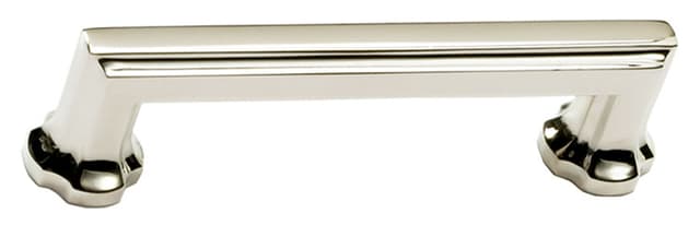 4" Empire Cabinet Pull, Polished Nickel