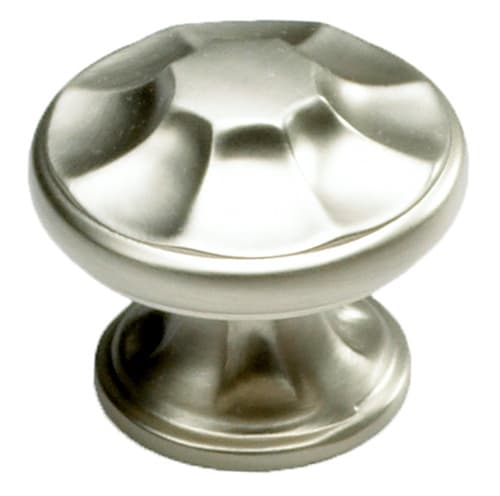 1-3/8" Empire Round Cabinet Knob, Satin Nickel