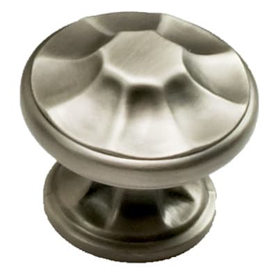 1-3/8" Empire Round Cabinet Knob, Antique Nickel