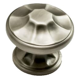 1-3/8" Empire Round Cabinet Knob, Antique Nickel