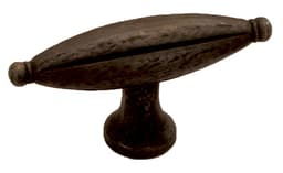 2-7/8" Siena Large Oval Cabinet Knob, Ancient Bronze