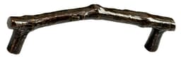 6" Mountain Cabinet Pull, Antique Bronze