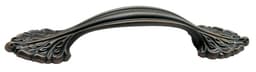 3-3/4" Corinthian Cabinet Pull, Ancient Bronze