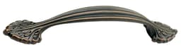 6" Corinthian Cabinet Pull, Ancient Bronze