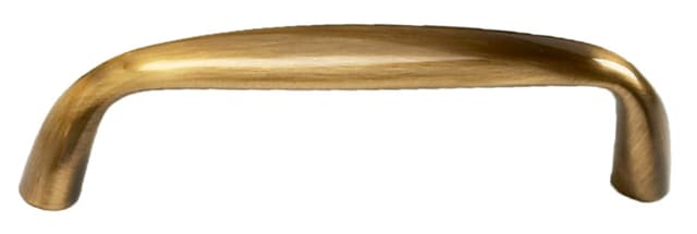 4" Traditional Cabinet Pull, Antique Brass