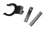 Screw-On Plinth Clip, Black